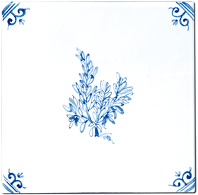 Aromates - Carrelage - Décoration - Delft Provençal- Motif - Design - Faïence