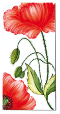 Carrelage - Décoration - Flore - Coquelicot - Motif - Design - Faïence de Provence