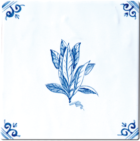Aromates - Carrelage - Décoration - Delft Provençal- Motif - Design - Faïence