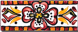 Carrelage - Décoration - Frise 5 x 13 touaregs- Motif - Design - Faïence de Provence à Salernes