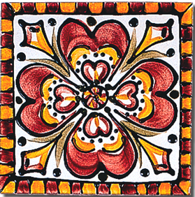 Carrelage - Les touaregs 13x13 - Design - Faïence de Provence à Salernes