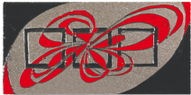 carrelages-decoration-eclipe-lave6 emaillée - motif - Design - Salernes